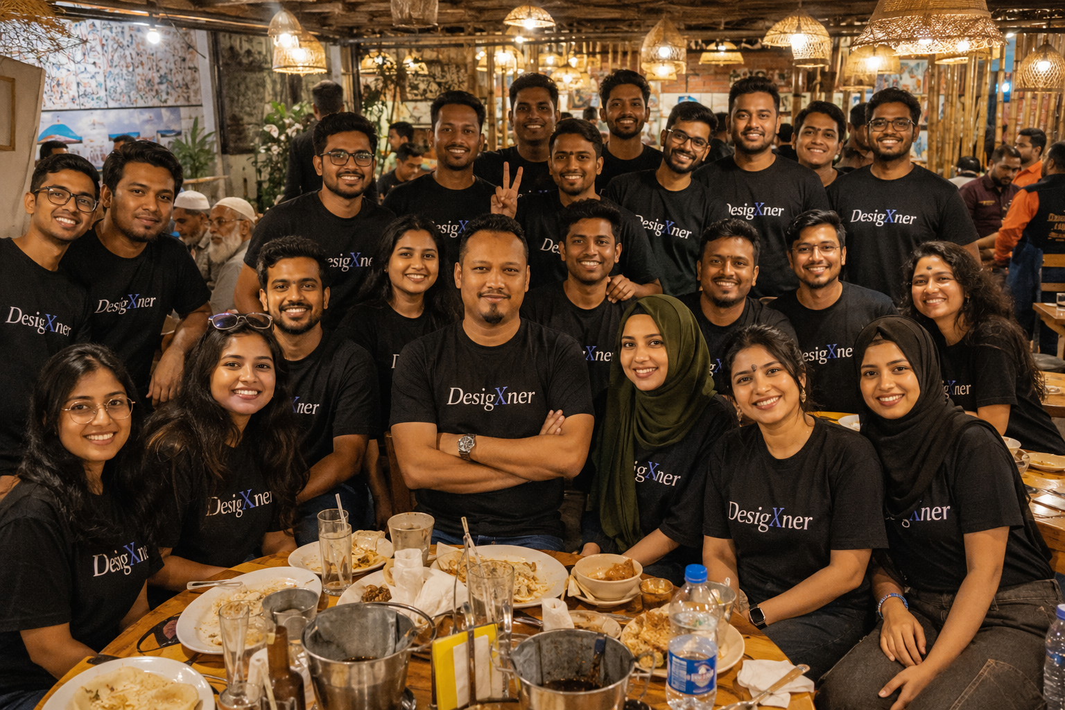 DesigXner team celebration dinner